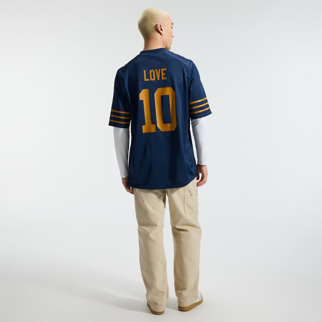 Men's Green Bay Packers Jordan Love Green Player Game NFL Football Jersey - view 34
