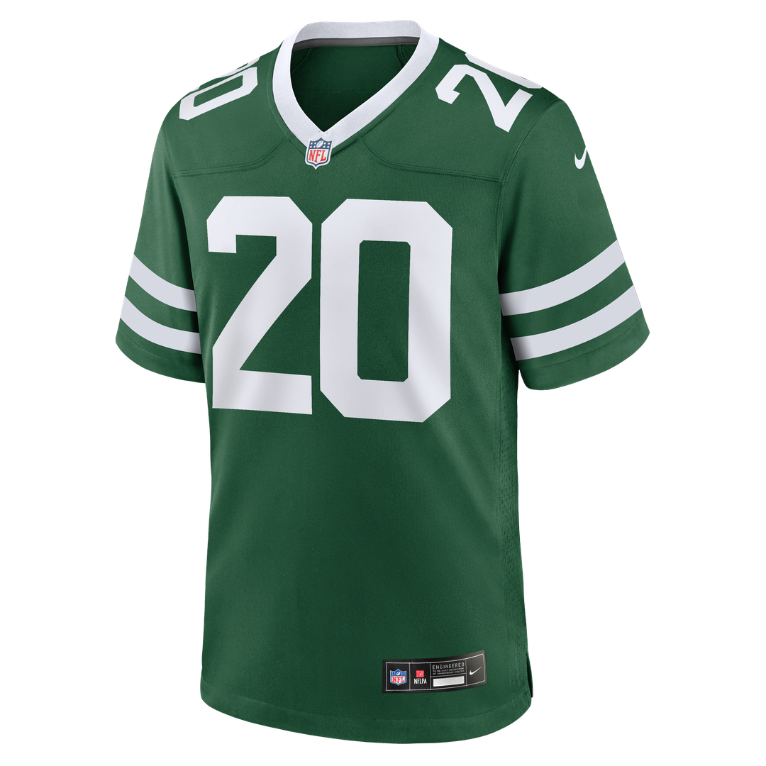 Men's New York Jets Breece Hall Legacy Black Alternate Game NFL Football Jersey - view 19