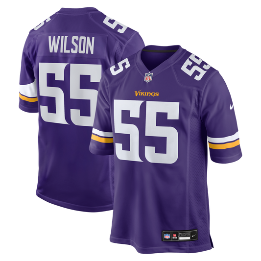 Men's Minnesota Vikings Eric Wilson Purple Team Game NFL Football Jersey - view 1