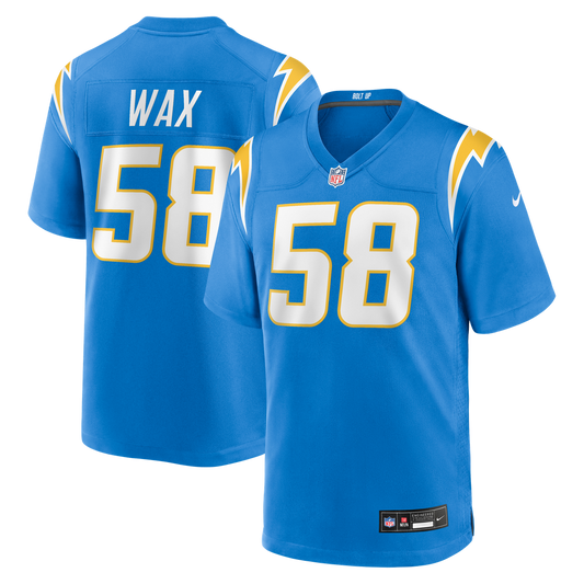 Men's Los Angeles Chargers Marlowe Wax Powder Blue Team Game NFL Football Jersey - view 1