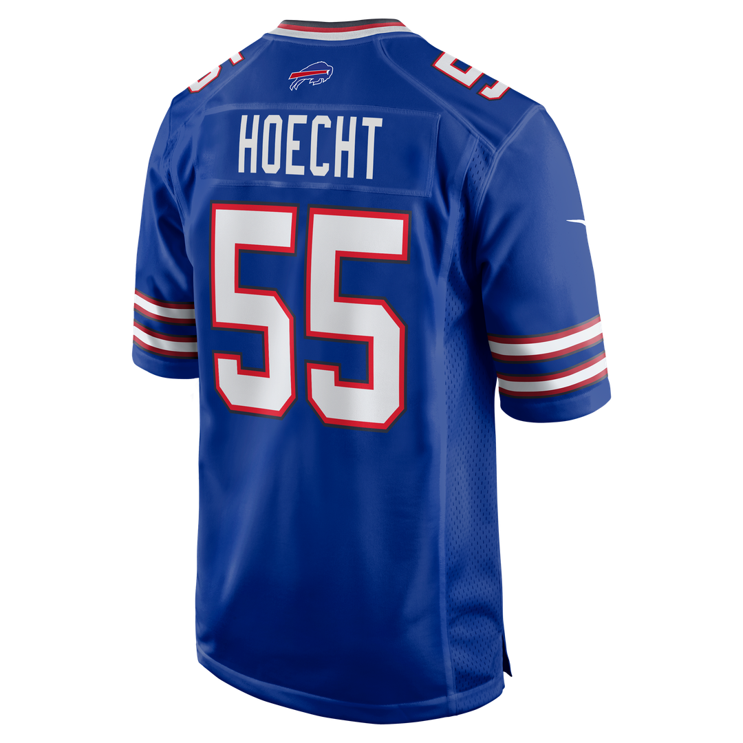 Men's Buffalo Bills Michael Hoecht Royal Team Game NFL Football Jersey - view 3