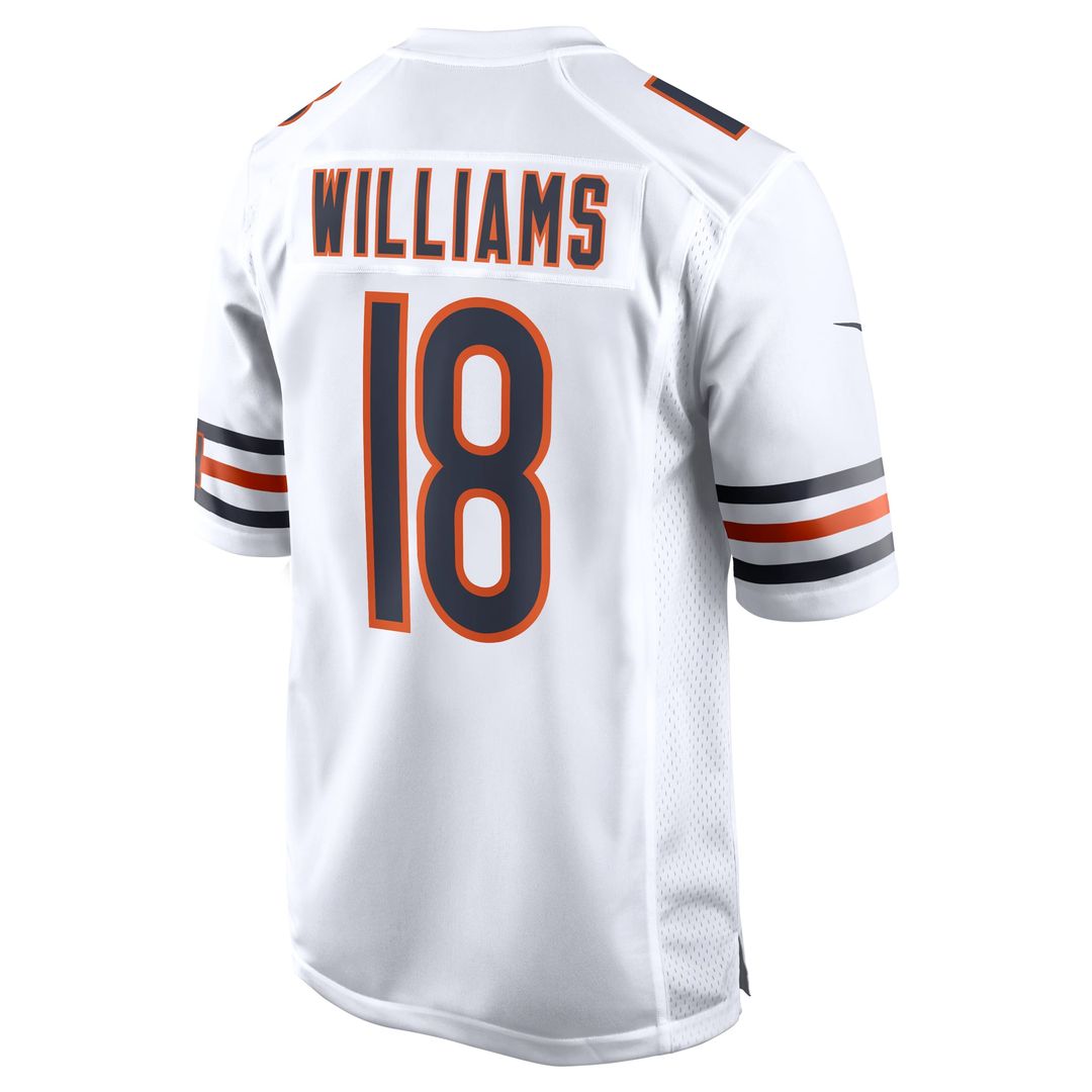 Men's Chicago Bears Caleb Williams White First Round Pick Player Game NFL Football Jersey - view 4