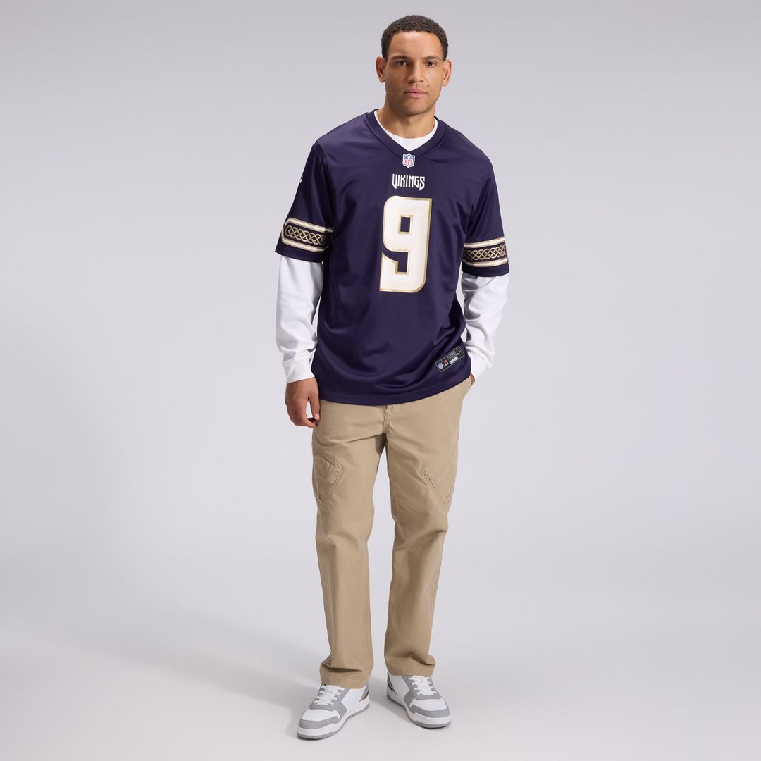 Men's Minnesota Vikings J.J McCarthy Purple 2026 Rivalries Collection Game NFL Football Jersey - view 5