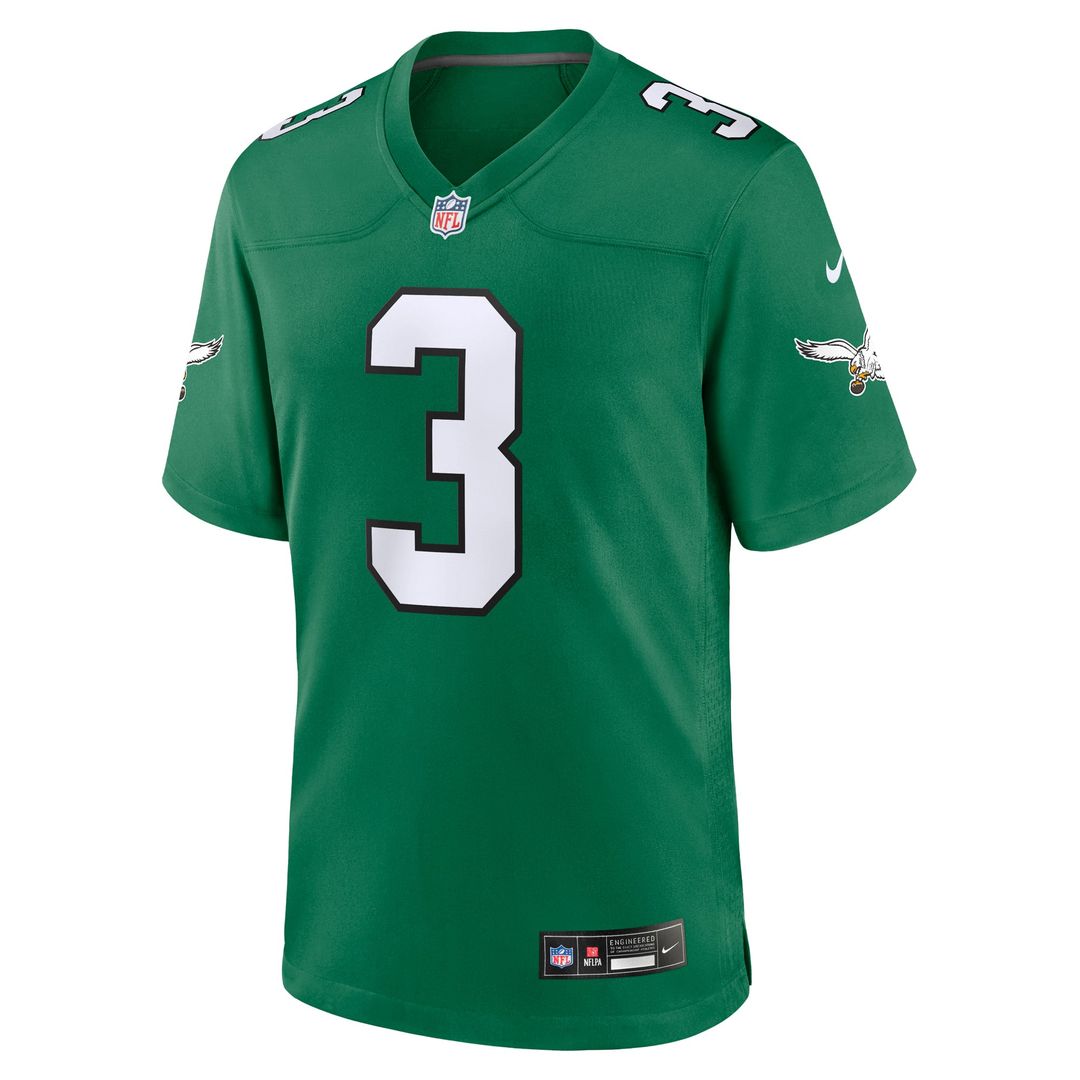 Men's Philadelphia Eagles Nolan Smith Kelly Green Alternate Game NFL Football Jersey - view 2