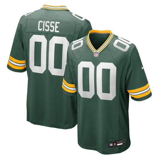 Men's Green Bay Packers Brandon Cisse Green Game NFL Football Jersey - view 1
