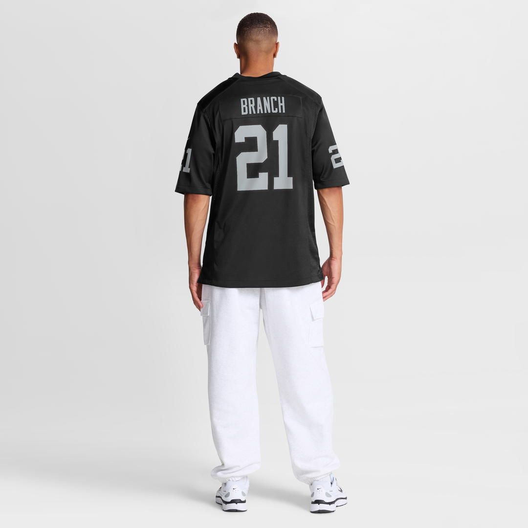Men's Las Vegas Raiders Cliff Branch Black Retired Player Game NFL Football Jersey - view 8
