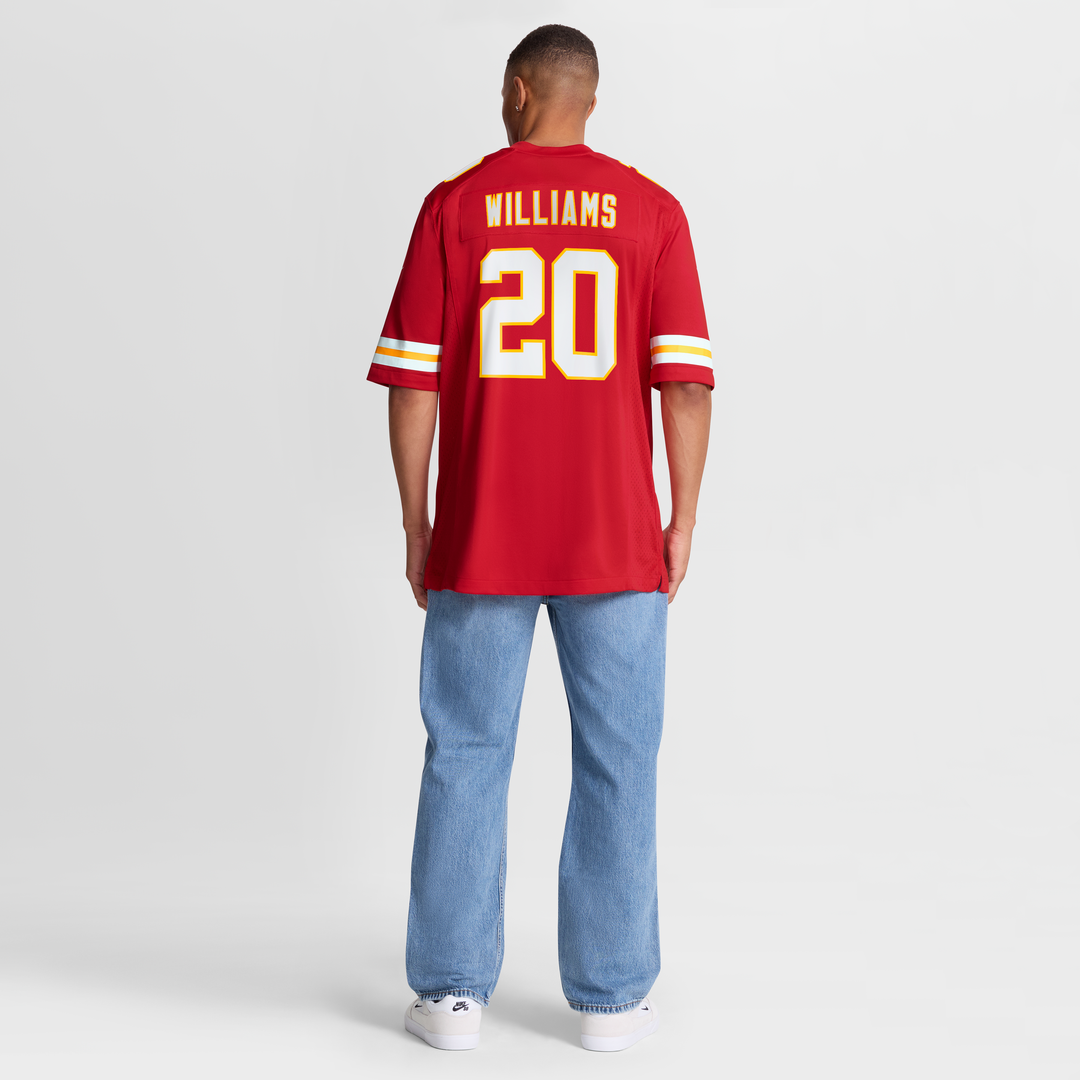 Men's Kansas City Chiefs Nohl Williams Red Team Game NFL Football Jersey - view 8