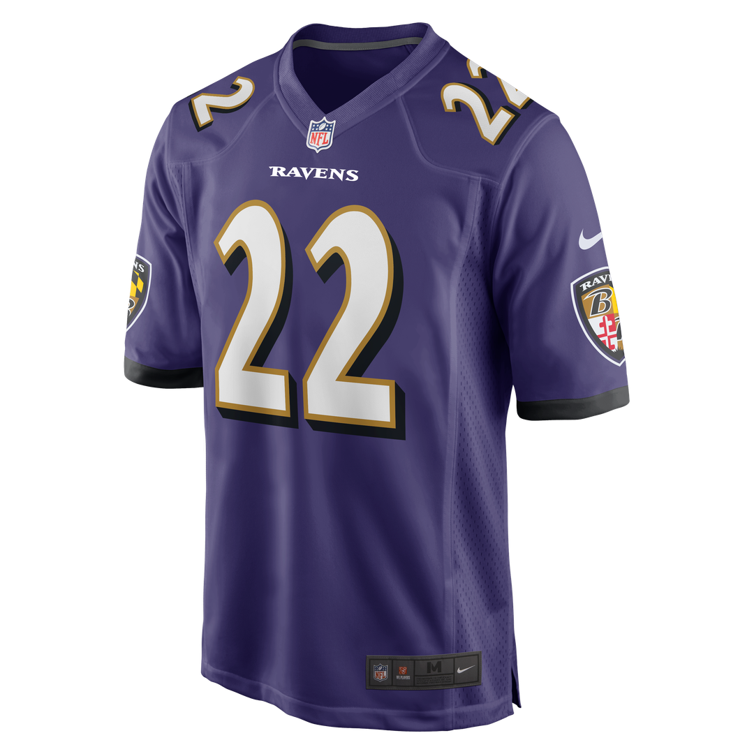 Men's Baltimore Ravens Derrick Henry Purple Game NFL Football Jersey - view 2