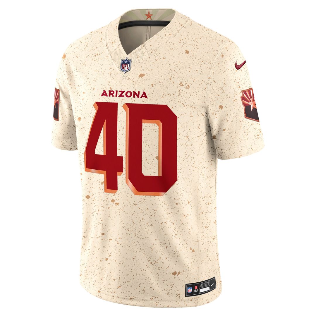 Men's Arizona Cardinals Pat Tillman Natural Rivalries Collection Stitched Limited NFL Football Jersey - view 2