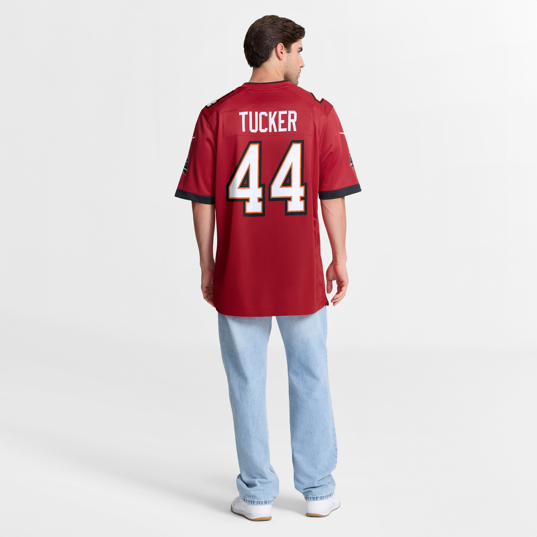 Men's Tampa Bay Buccaneers Sean Tucker Red Game NFL Football Jersey - view 8