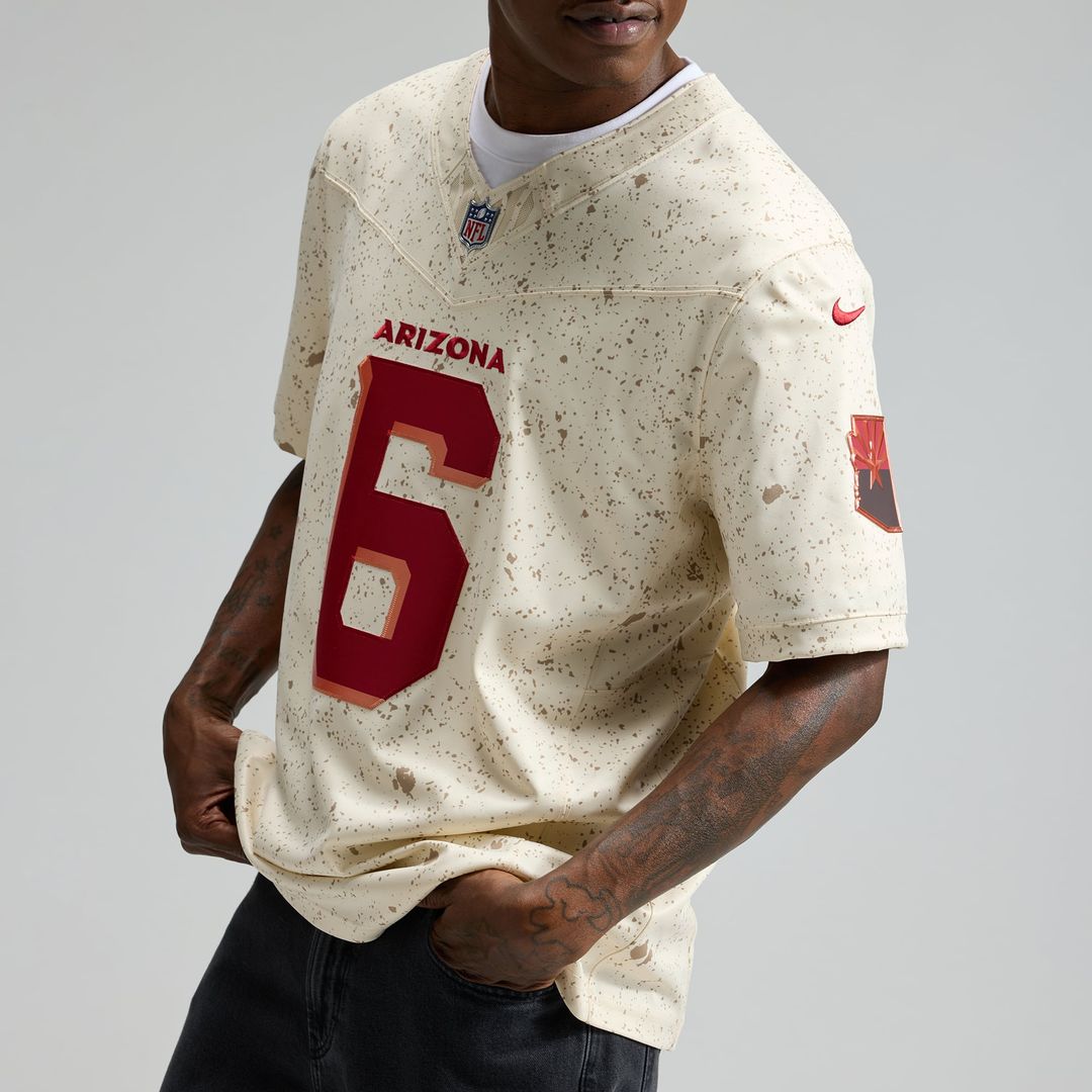 Men's Arizona Cardinals James Conner Natural Rivalries Collection Stitched Limited NFL Football Jersey - view 7