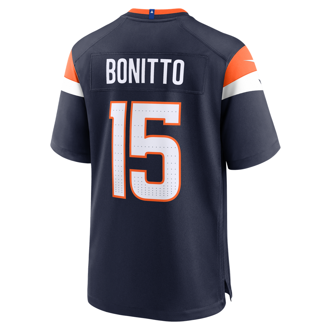 Men's Denver Broncos Nik Bonitto Orange Team Game NFL Football Jersey - view 24