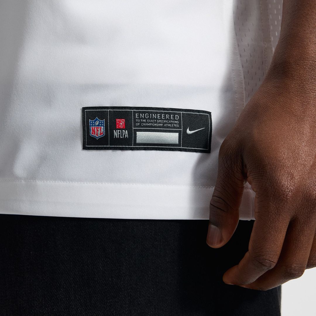 Men's New York Jets Garrett Wilson Legacy White Game NFL Football Jersey - view 23