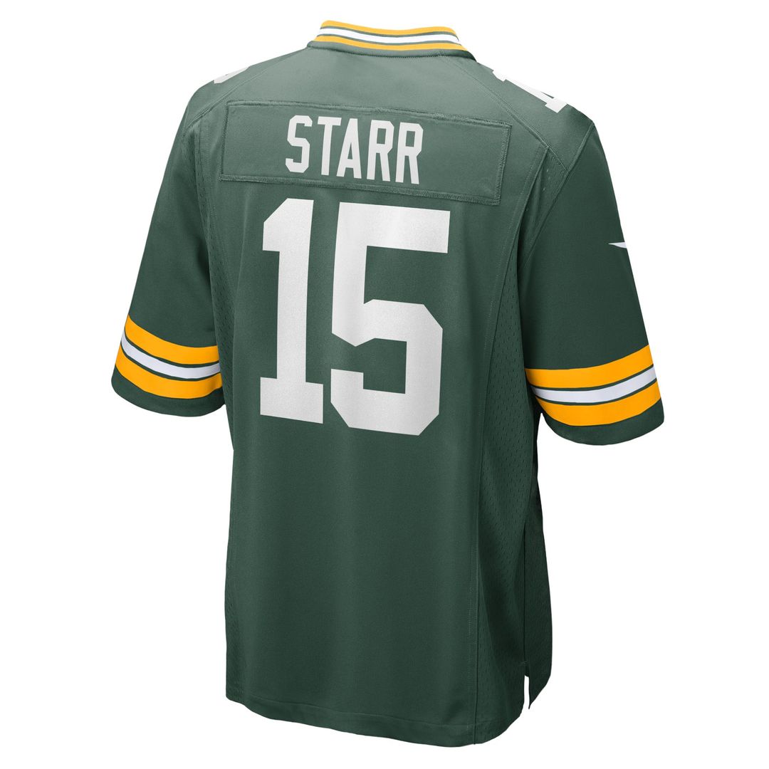 Men's Green Bay Packers Bart Starr Green Retired Player Game NFL Football Jersey - view 3