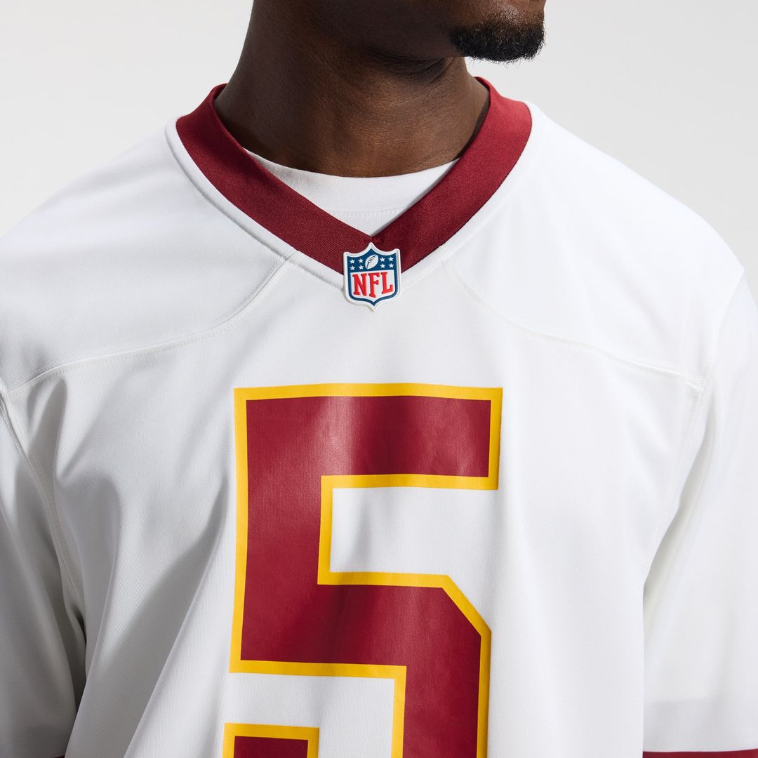 Men's Washington Commanders Jayden Daniels Burgundy Game NFL Football Jersey - view 54