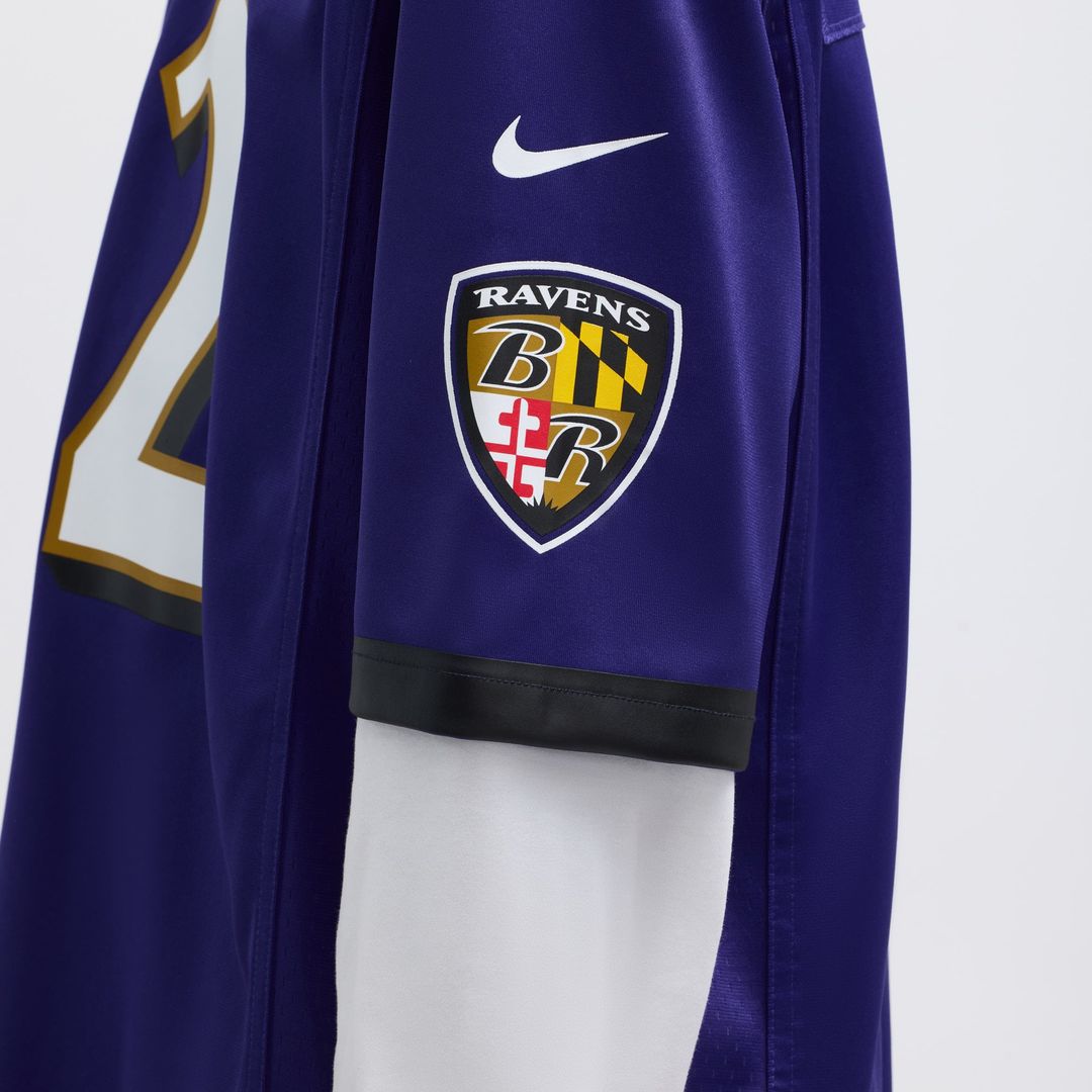 Men's Baltimore Ravens Derrick Henry Purple Game NFL Football Jersey - view 10