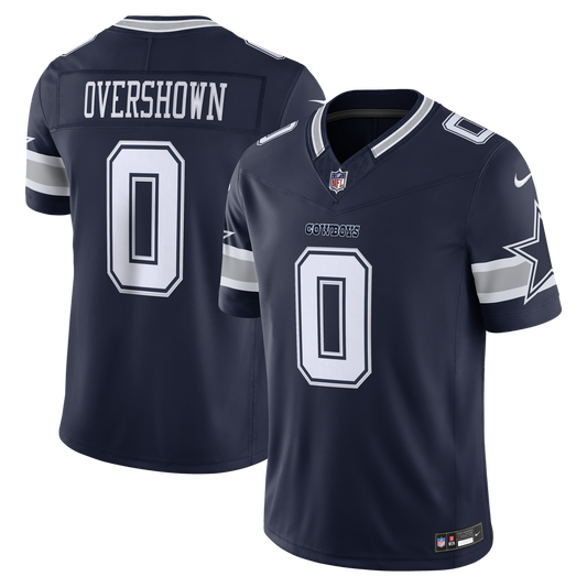 Men's Dallas Cowboys DeMarvion Overshown Navy Team Stitched Limited NFL Football Jersey - view 1