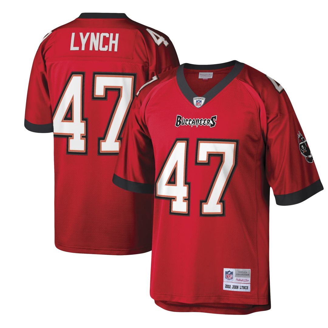 Men's Tampa Bay Buccaneers John Lynch Red Legacy Replica NFL Football Jersey - view 1
