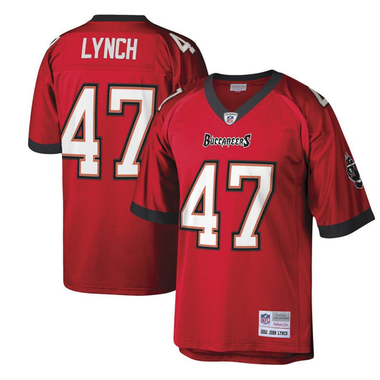 Men's Tampa Bay Buccaneers John Lynch Red Legacy Replica NFL Football Jersey - view 1
