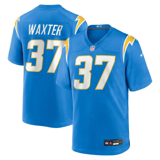 Men's Los Angeles Chargers Isas Waxter Powder Blue Team Game NFL Football Jersey - view 1