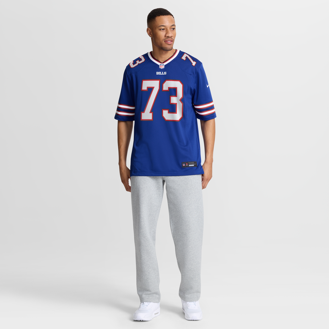Men's Buffalo Bills Dion Dawkins Royal Game NFL Football Jersey - view 7