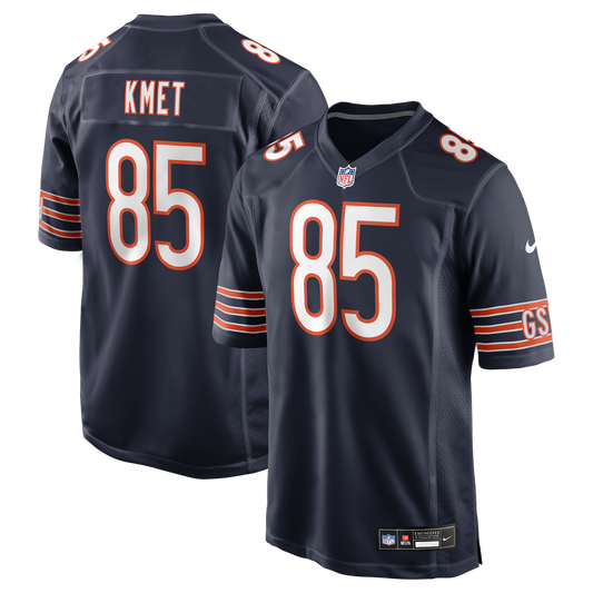 Men's Chicago Bears Cole Kmet Navy Player Game NFL Football Jersey - view 1