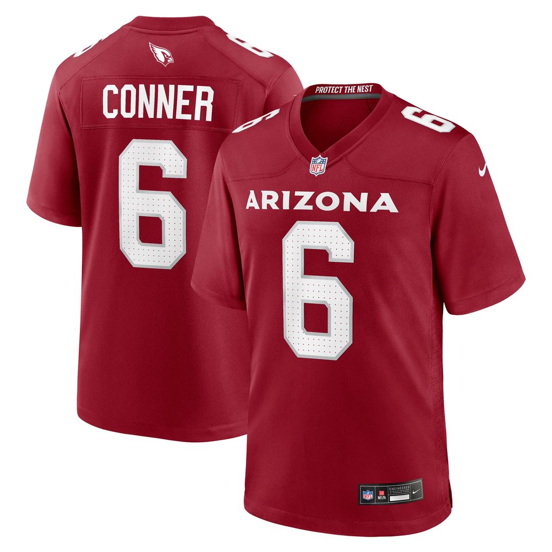 Men's Arizona Cardinals James Conner Cardinal Home Game NFL Football Jersey - view 1