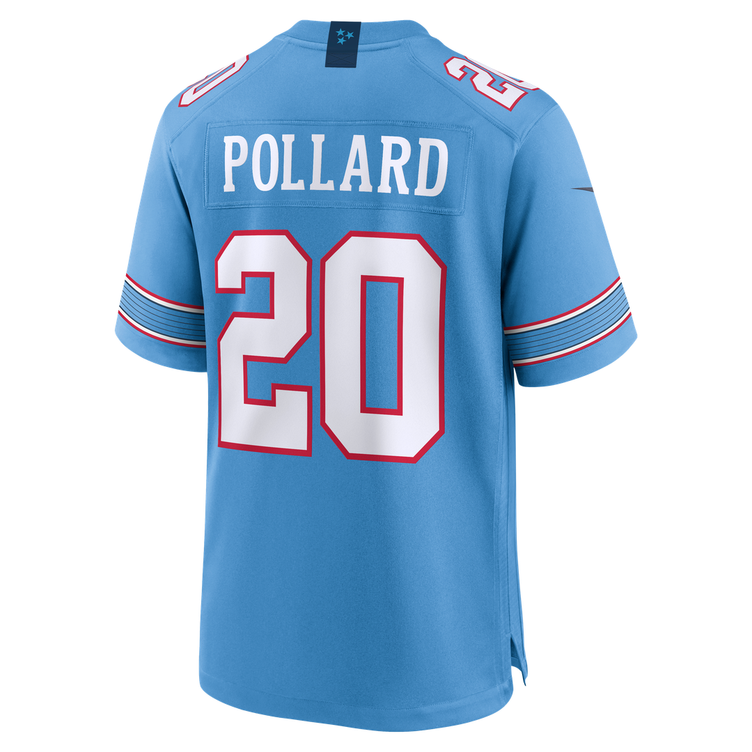 Men's Tennessee Titans Tony Pollard Light Blue Game NFL Football Jersey - view 3