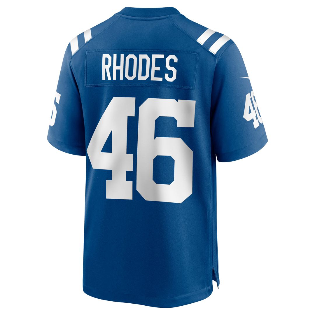 Men's Indianapolis Colts Luke Rhodes Royal Game NFL Football Jersey - view 3