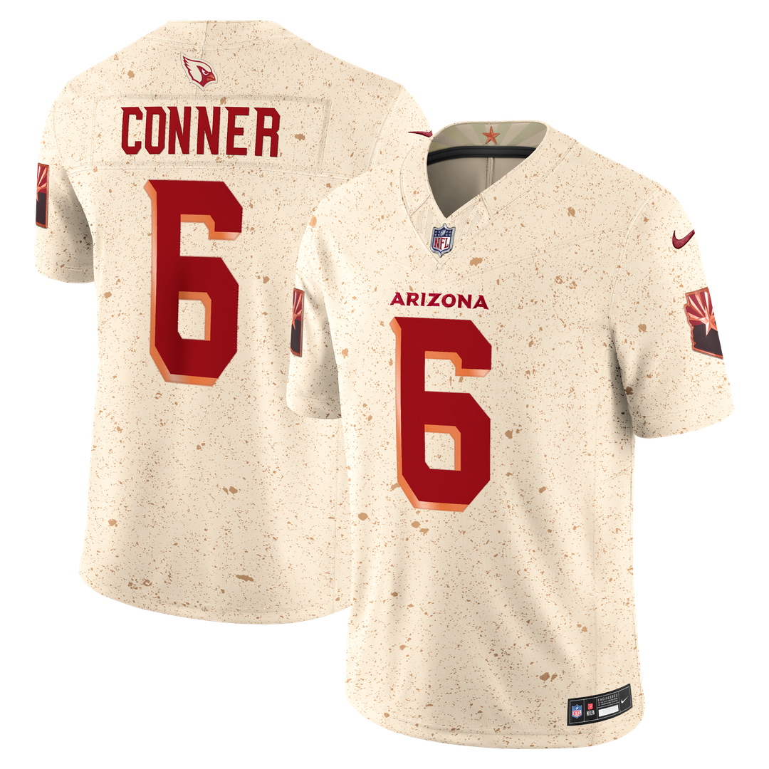 Men's Arizona Cardinals James Conner Natural Rivalries Collection Stitched Limited NFL Football Jersey - view 1