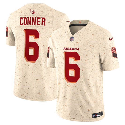 Men's Arizona Cardinals James Conner Natural Rivalries Collection Stitched Limited NFL Football Jersey - view 1