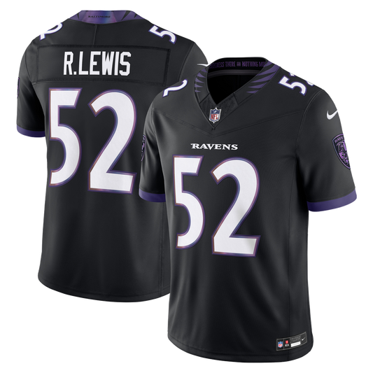 Men's Baltimore Ravens Ray Lewis Black Alternate Stitched Retired Player Limited NFL Football Jersey - view 1