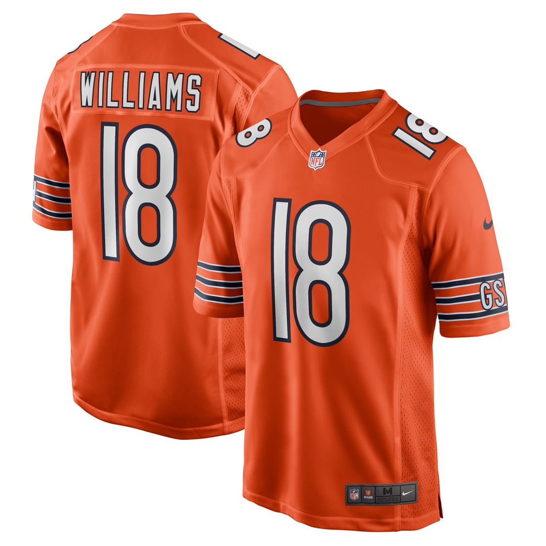 Men's Chicago Bears Caleb Williams White First Round Pick Player Game NFL Football Jersey - view 30