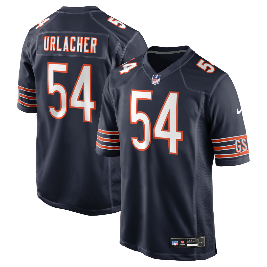 Men's Chicago Bears Brian Urlacher White Retired Player Game NFL Football Jersey - view 7