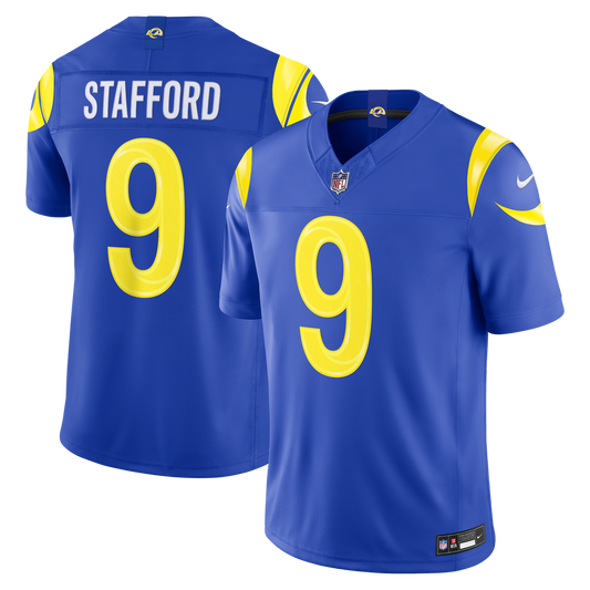 Men's Los Angeles Rams Matthew Stafford Royal Team Stitched Limited NFL Football Jersey - view 1