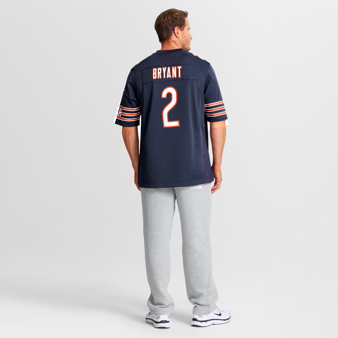Men's Chicago Bears Coby Bryant Navy Team Game NFL Football Jersey - view 5