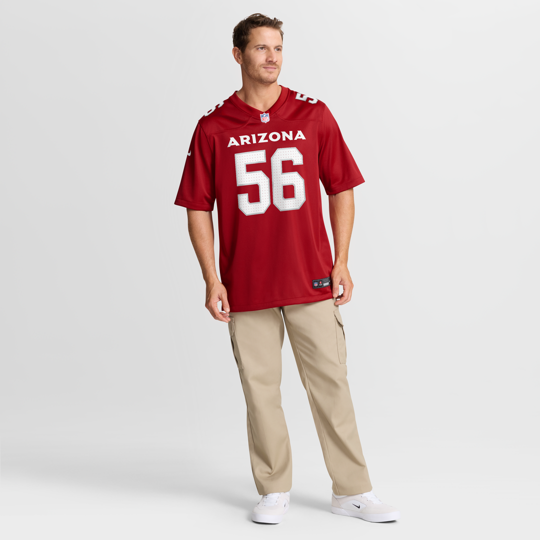 Men's Arizona Cardinals Darius Robinson Cardinal Player Game NFL Football Jersey - view 7