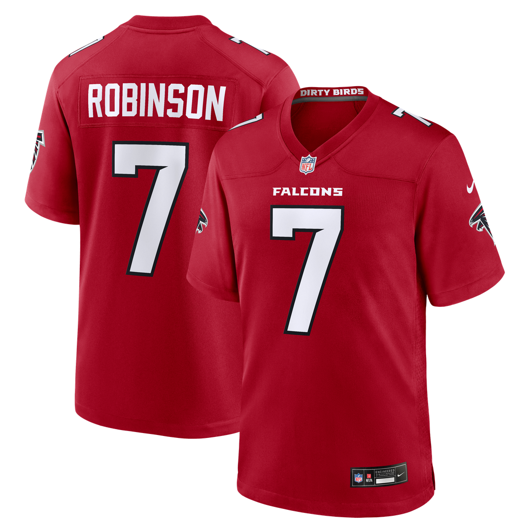 Men's Atlanta Falcons Bijan Robinson White Game NFL Football Jersey - view 21