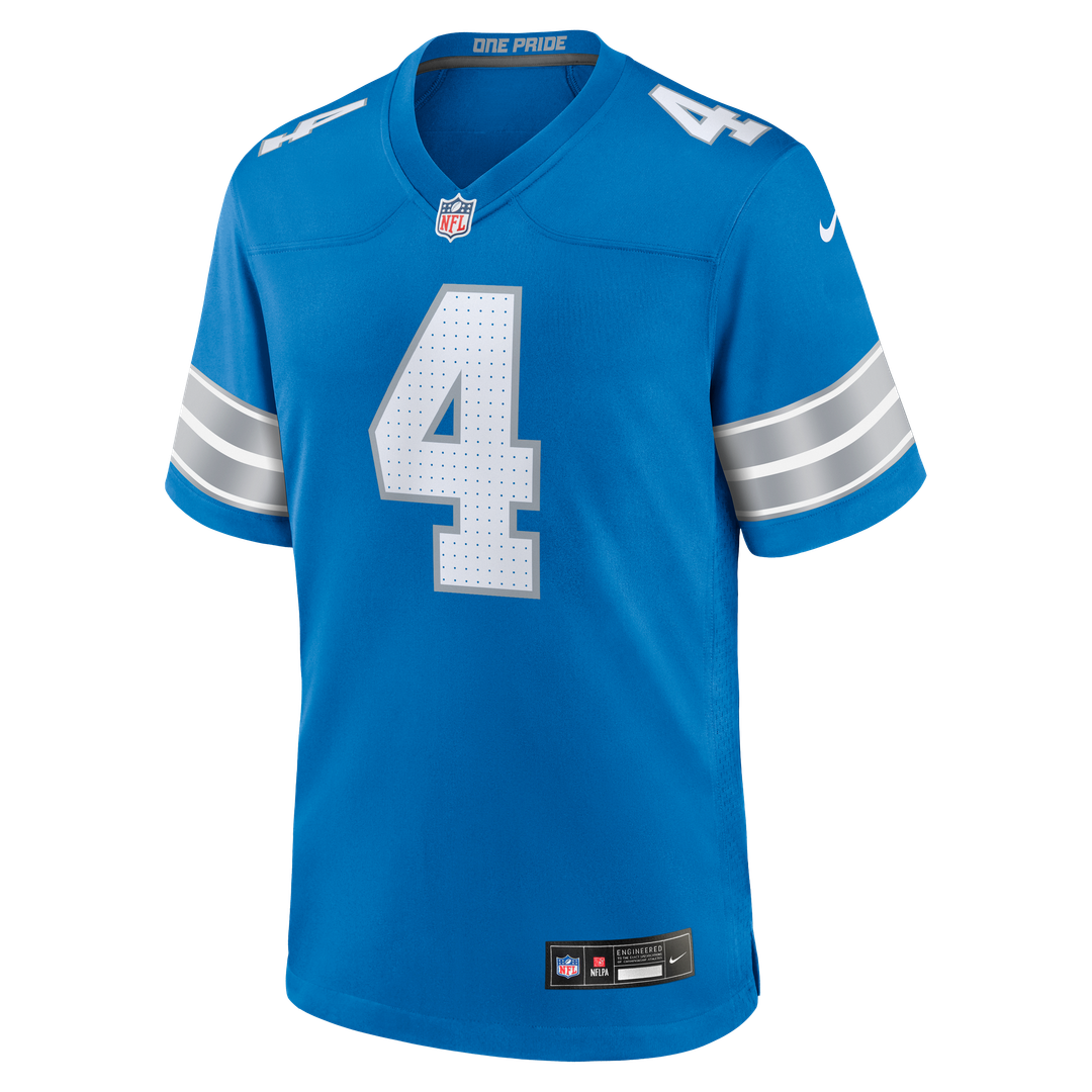Men's Detroit Lions D.J. Reed Blue Team Game NFL Football Jersey - view 2