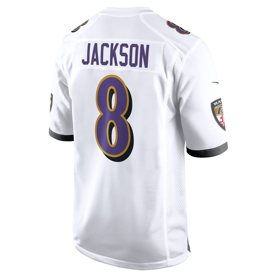 Men's Baltimore Ravens Lamar Jackson Purple Alternate Game NFL Football Jersey - view 21