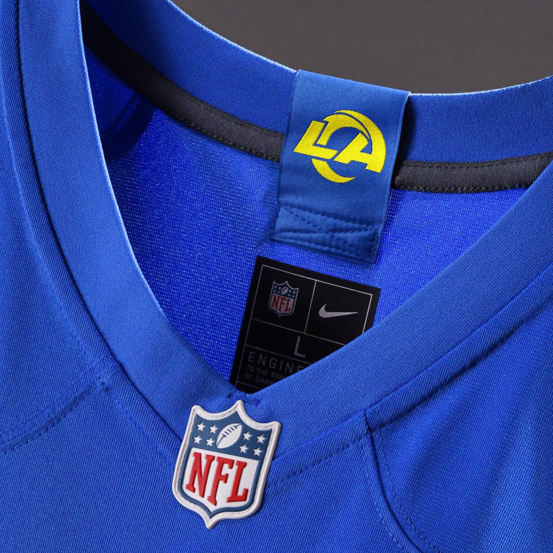 Men's Los Angeles Rams Ty Simpson Royal Team Game NFL Football Jersey - view 4
