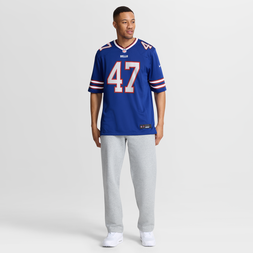 Men's Buffalo Bills Christian Benford Royal Game NFL Football Jersey - view 7