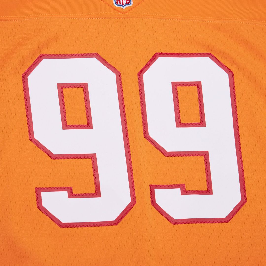 Men's Tampa Bay Buccaneers Warren Sapp Red 2002 Legacy Replica NFL Football Jersey - view 18