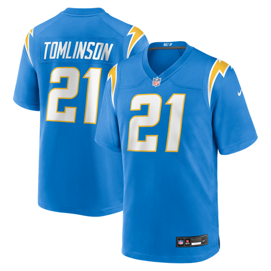 Men's Los Angeles Chargers LaDainian Tomlinson Powder Blue Game NFL Football Jersey - view 1