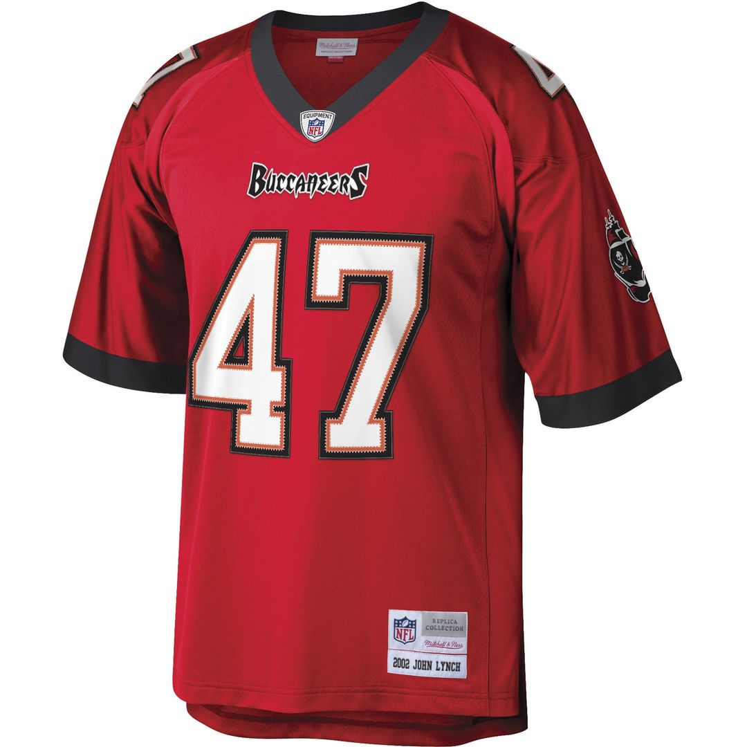 Men's Tampa Bay Buccaneers John Lynch Red Legacy Replica NFL Football Jersey - view 2