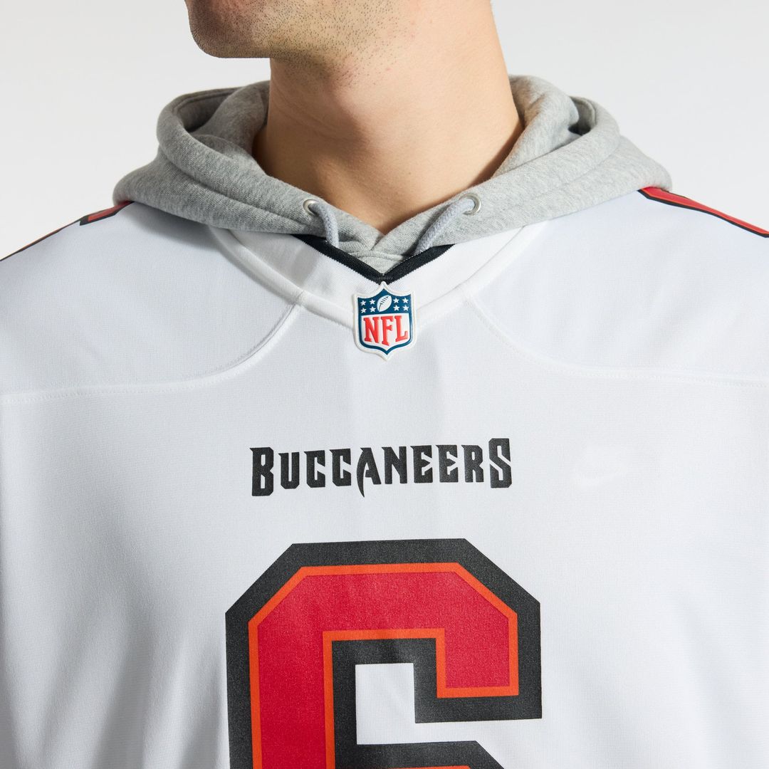 Men's Tampa Bay Buccaneers Baker Mayfield White Away Game NFL Football Jersey - view 10