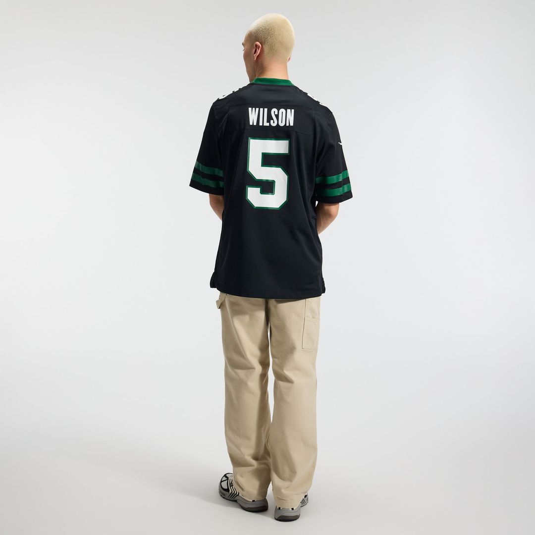 Men's New York Jets Garrett Wilson Legacy Green Game NFL Football Jersey - view 40