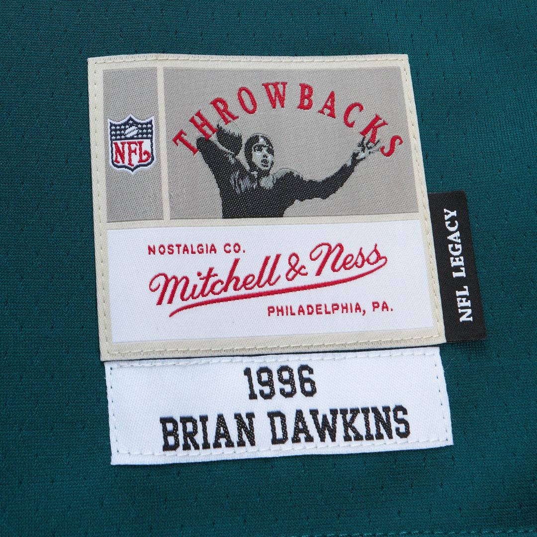 Men's Philadelphia Eagles Brian Dawkins Black Legacy Replica NFL Football Jersey - view 17