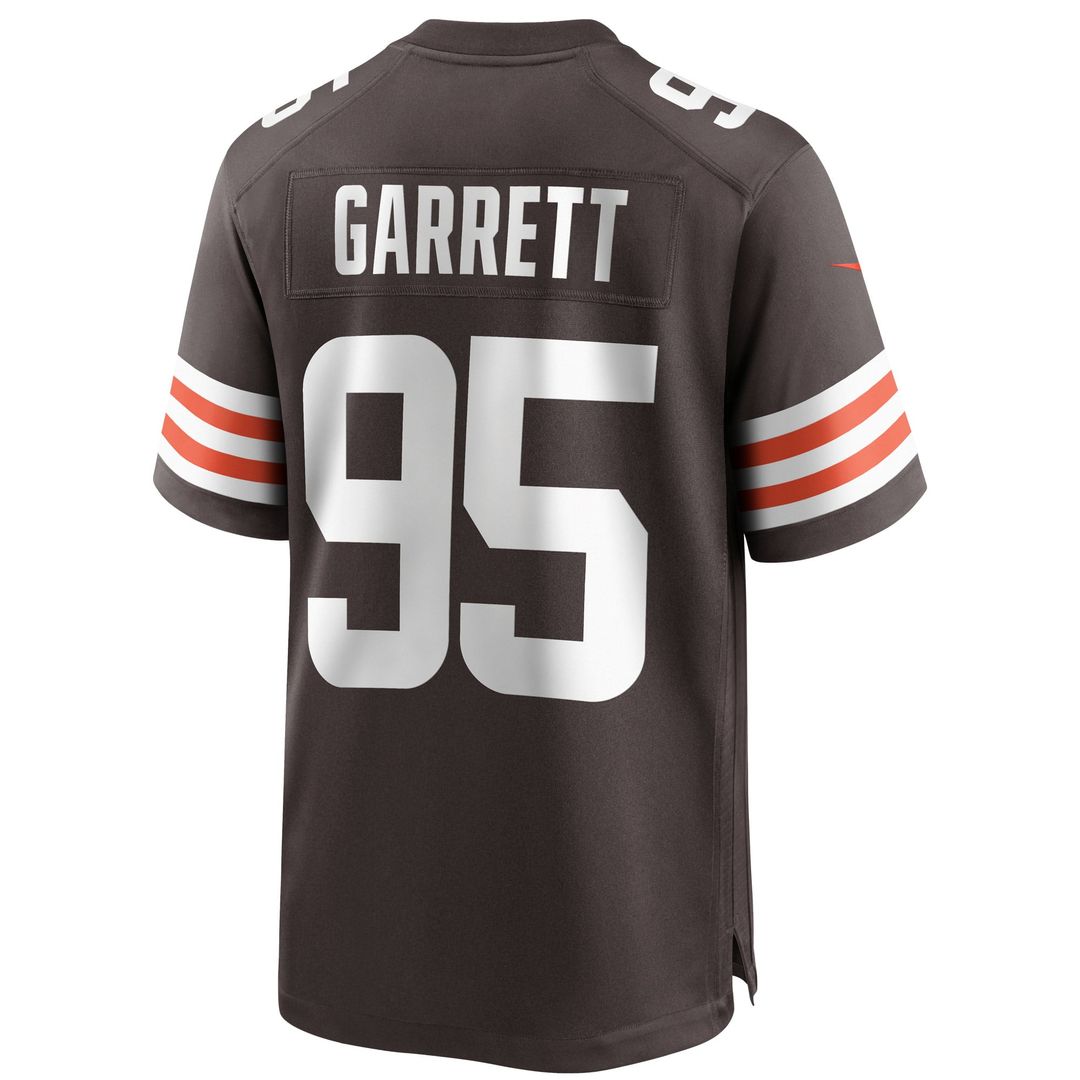 Men's Cleveland Browns Myles Garrett Brown Player Game NFL Football Jersey - view 3