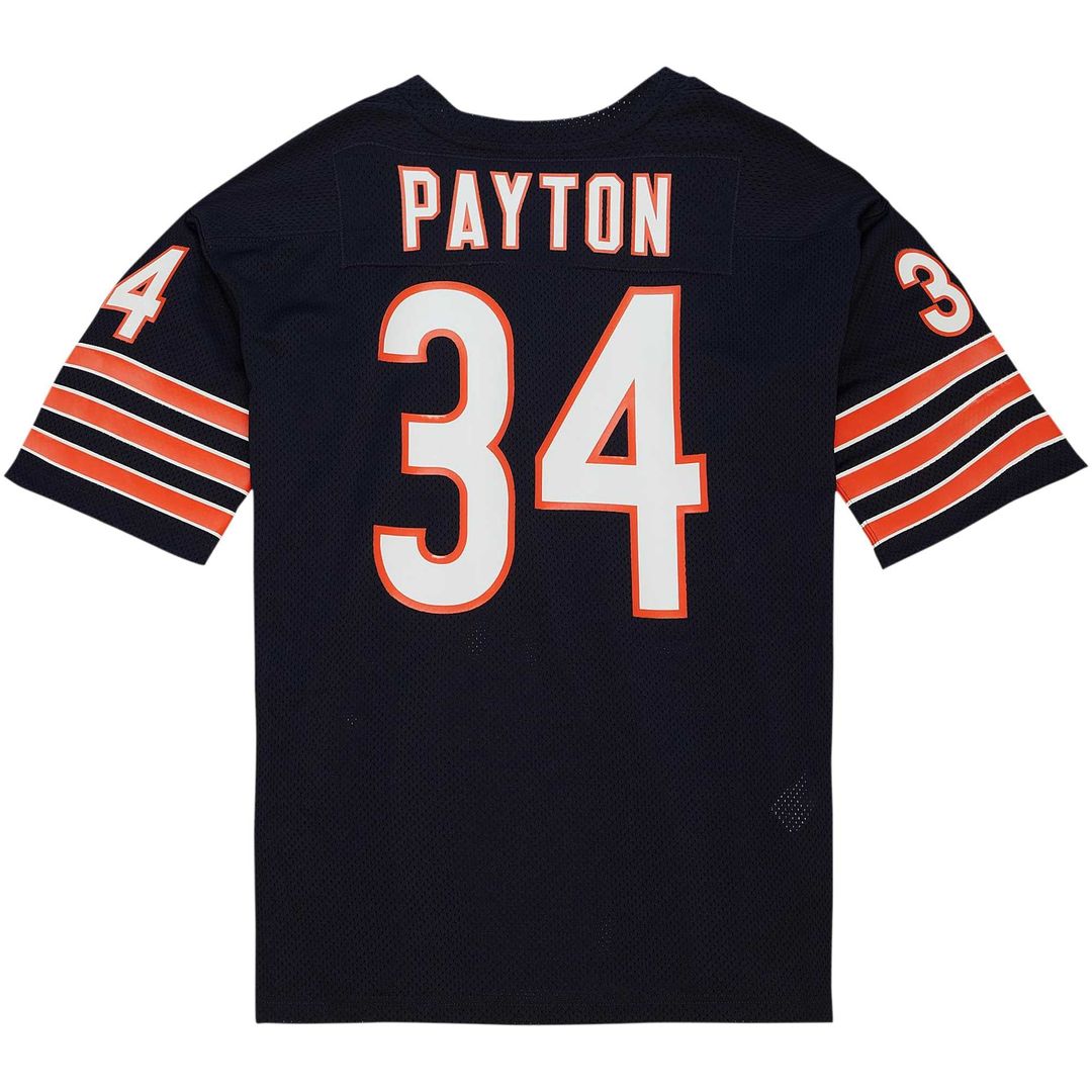 Men's Chicago Bears 1985 Walter Payton White Throwback NFL Football Jersey - view 9